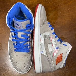 RARE 2006 Jordan 1 Retro Royal Blue Red Size 9